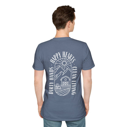Clean Living Farm T-Shirt (BACK)