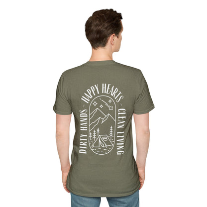 Clean Living Camp T-Shirt (BACK)