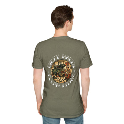 Clean Living Garage T-Shirt (BACK)