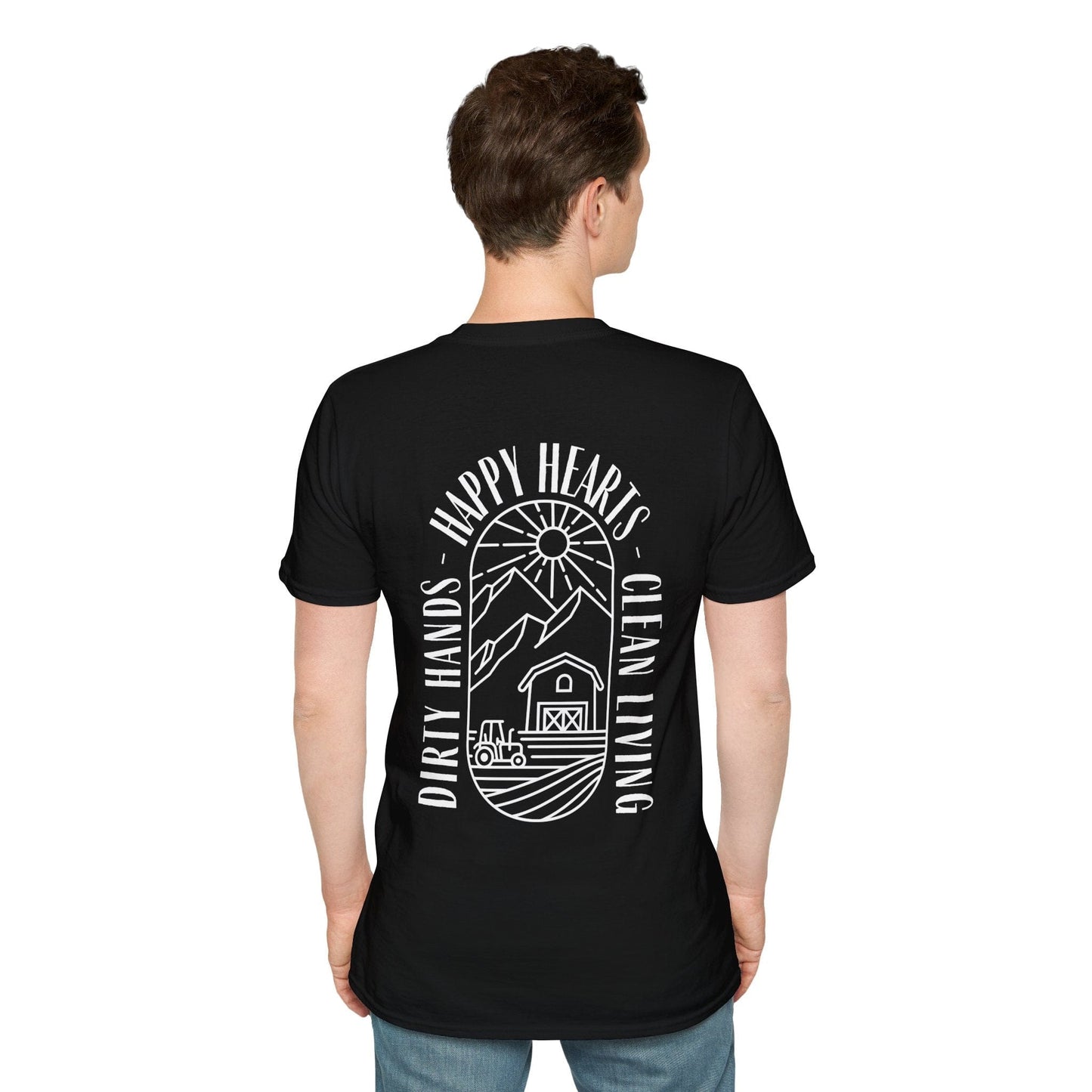 Clean Living Farm T-Shirt (BACK)