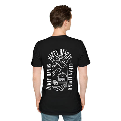 Clean Living Farm T-Shirt (BACK)